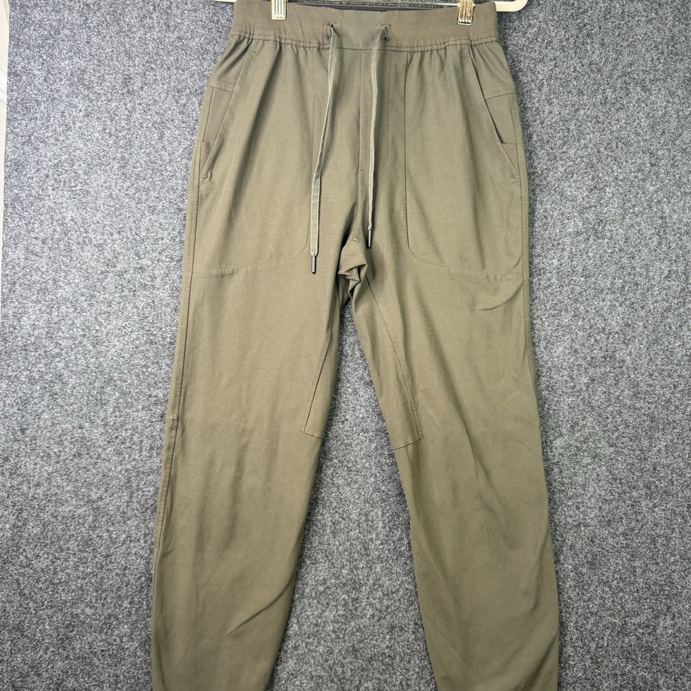 Lululemon Pants Mens XS Green ABC Jogger Warpstreme Stretch Dark Olive - Picture 1 of 10